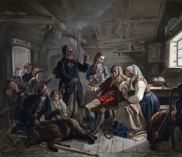 Taking care of the wounded Print